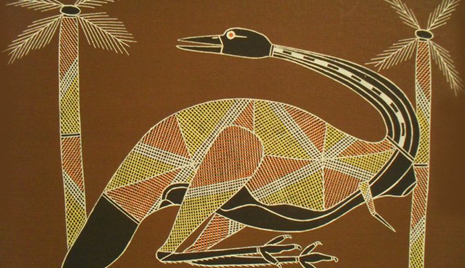 Emu - Aboriginal Art